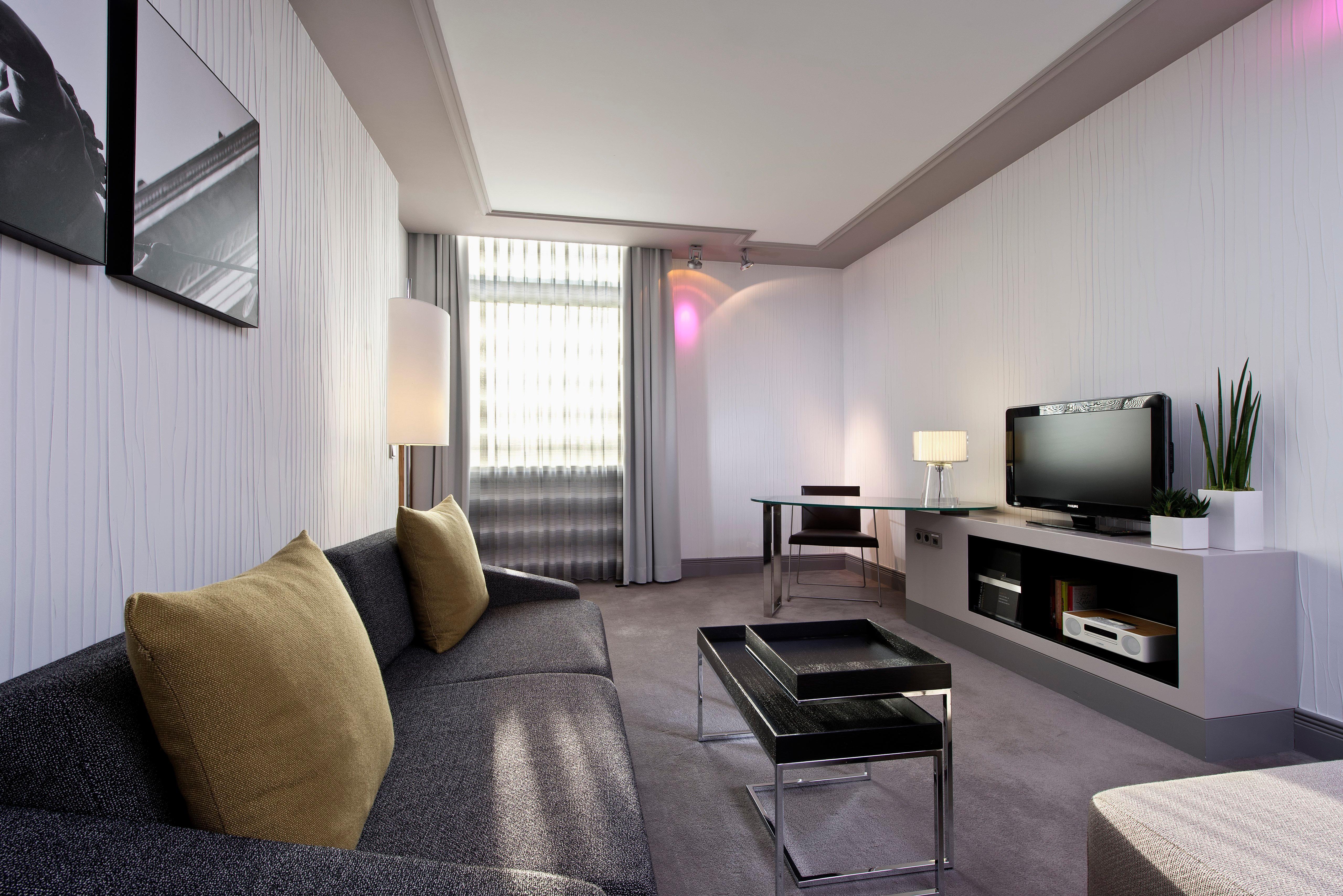 Intercontinental Berlin By Ihg Hotel Exterior photo A 3D rendering of a living room